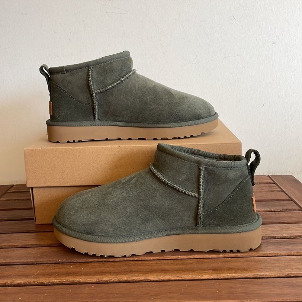 UGG Classic Ultra Mini Forest Night USA Women Size 6/UK 4/EU 37 - Picture 4 of 15